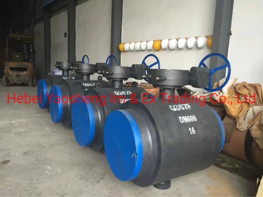 Full Bore Weld End Lever Handle Floating Carbon Steel Fully Welded Ball Valve