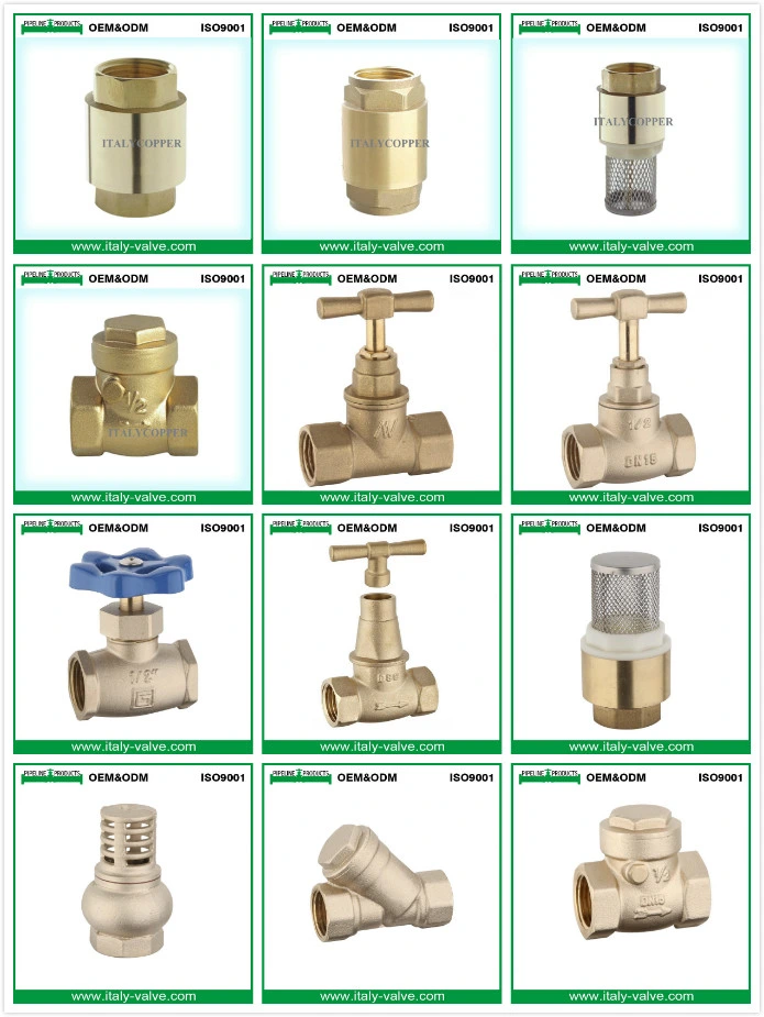 Quality Brass Forged Y-Strainer Ball Valve Air Compression Brass Check Valve