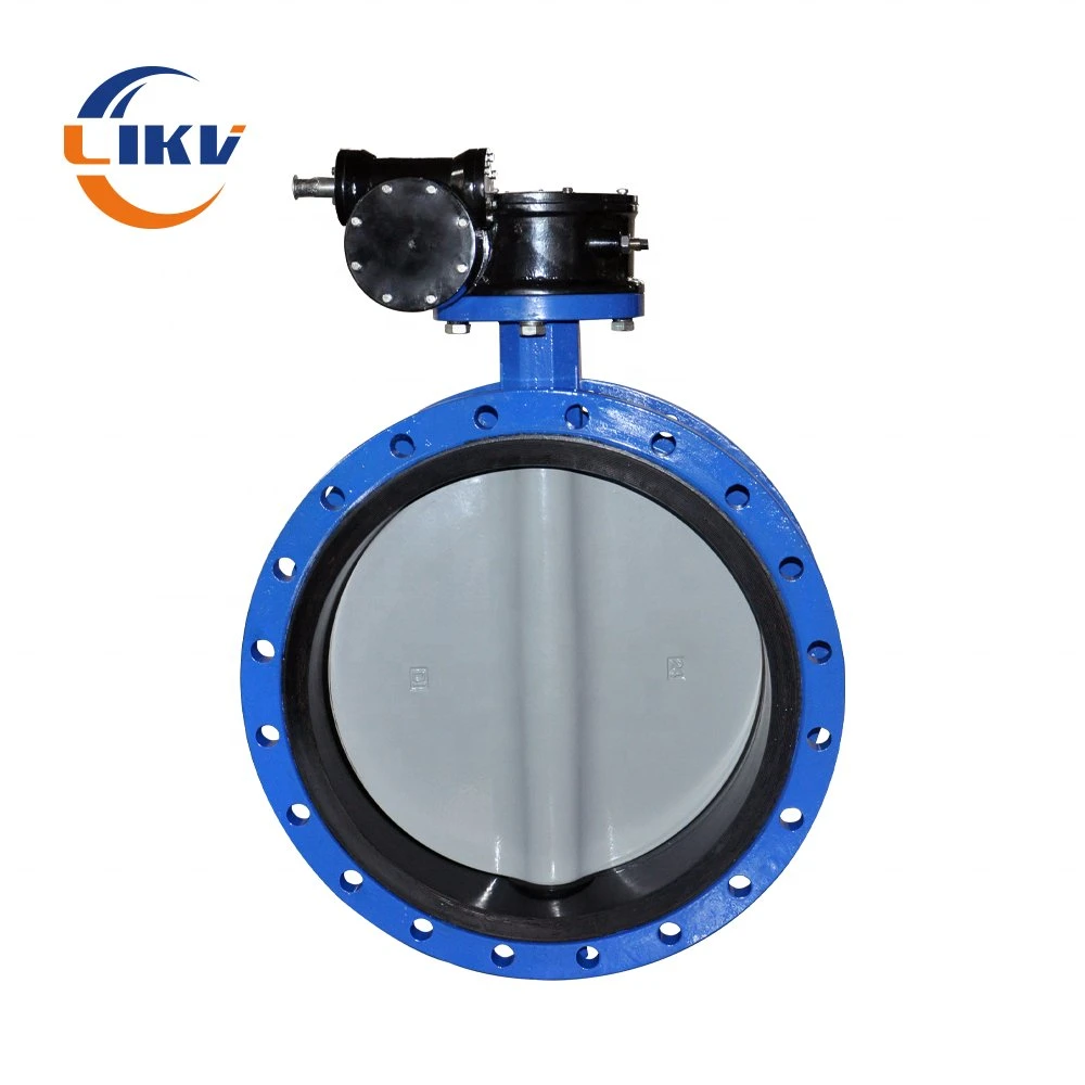 Flow Control Triple Offset Eccentric Hard Seal Stainless Steel 3 Flange Type Butterfly Valve