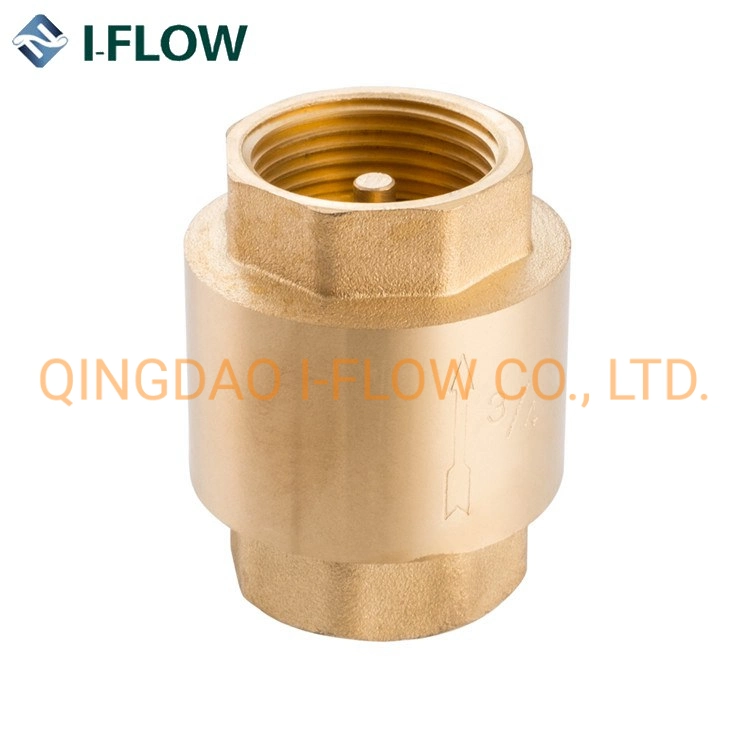 High Quality Non Return Water Vertical Small Spring Brass Swing Check Valve Forged