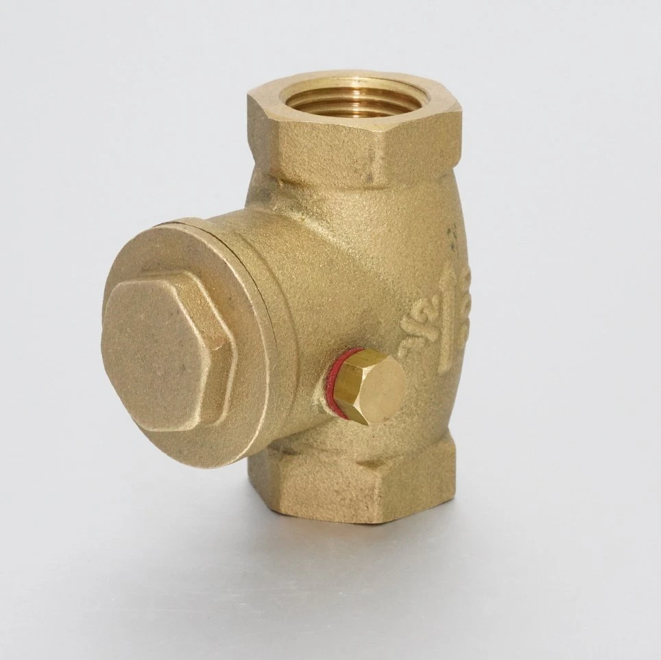 Water Use Forged Brass Non Return Swing Horizontal Check Valve
