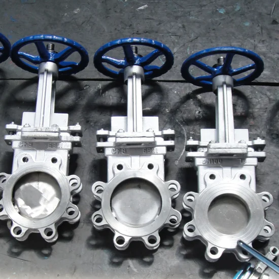 PA 570 Series Unidirectional Knife Gate Valves for High Pressure with Blind Body